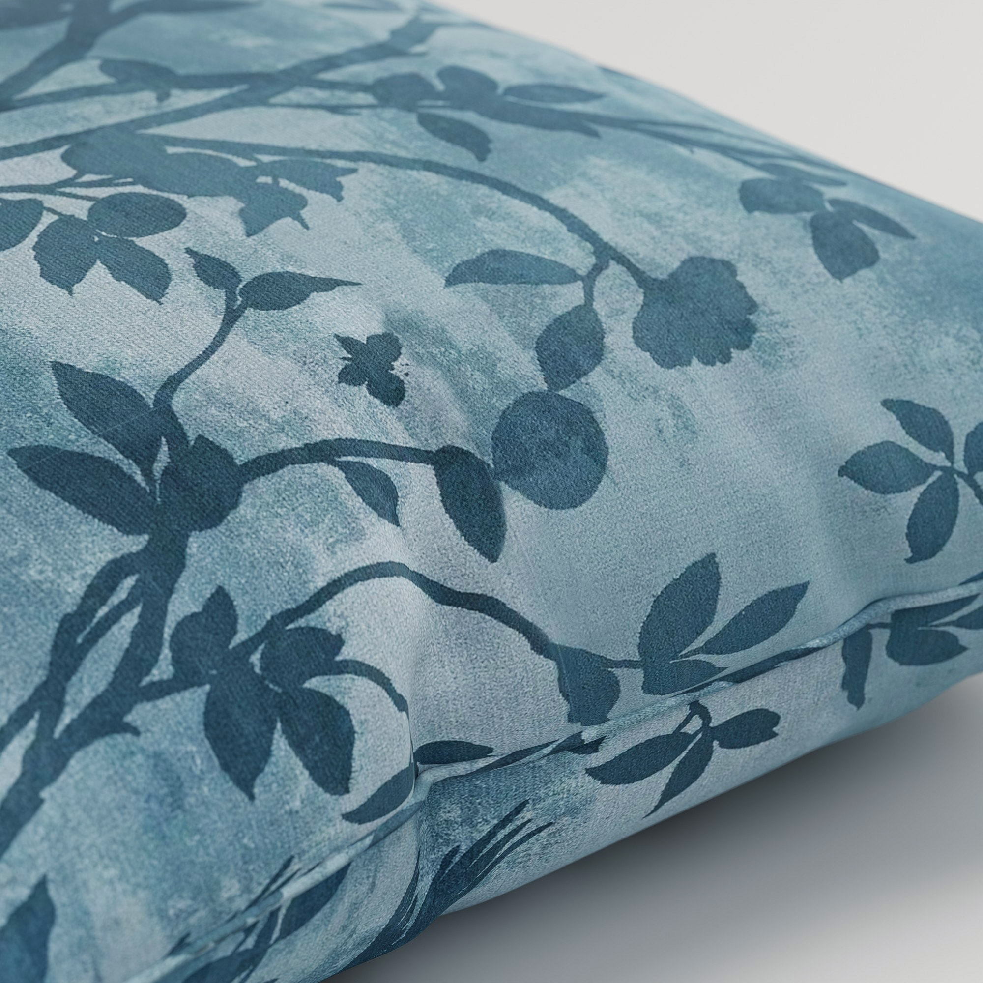 Laura Ashley Eglantine Silhouette Woven Seaspray Cushion - Image 3