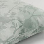 Laura Ashley Eglantine Silhouette Woven Smoke Green Cushion
