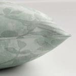 Laura Ashley Eglantine Silhouette Woven Smoke Green Cushion