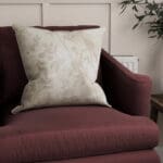Laura Ashley Eglantine Silhouette Woven White Sands Cushion