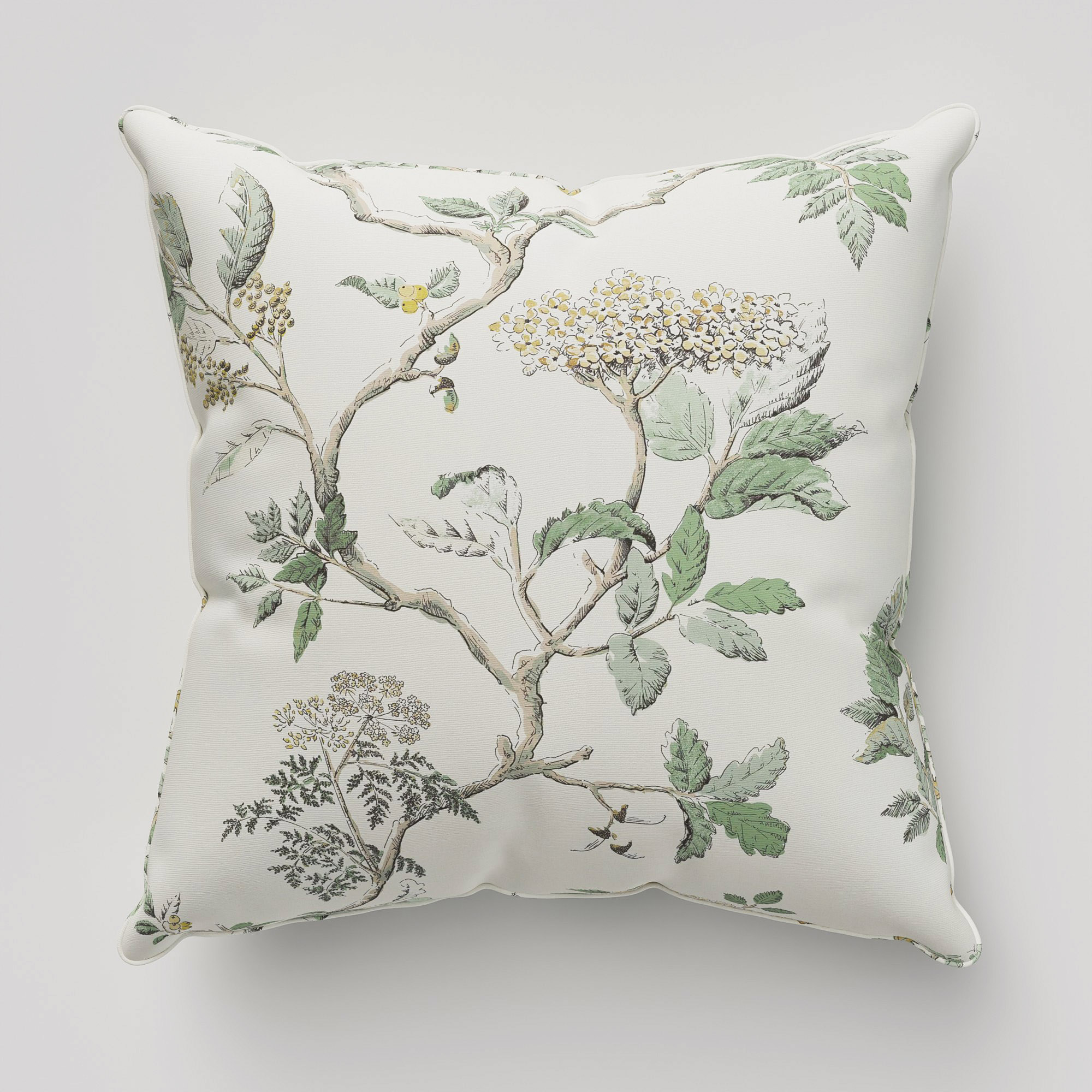 Laura Ashley Elderwood Fern Green Cushion - Image 2