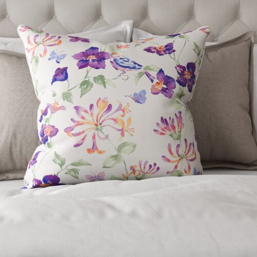 Laura Ashley Elmswell Violet Cushion
