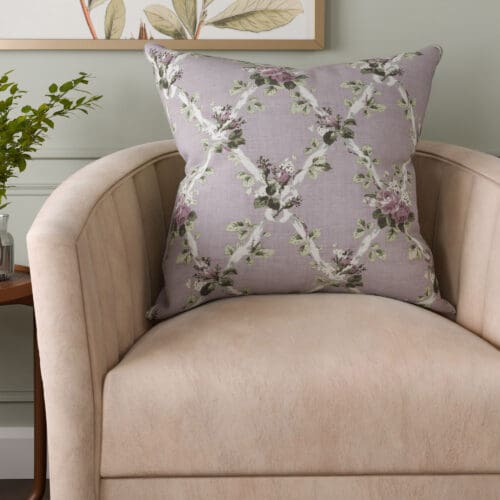 Laura Ashley Elwyn Grape Cushion