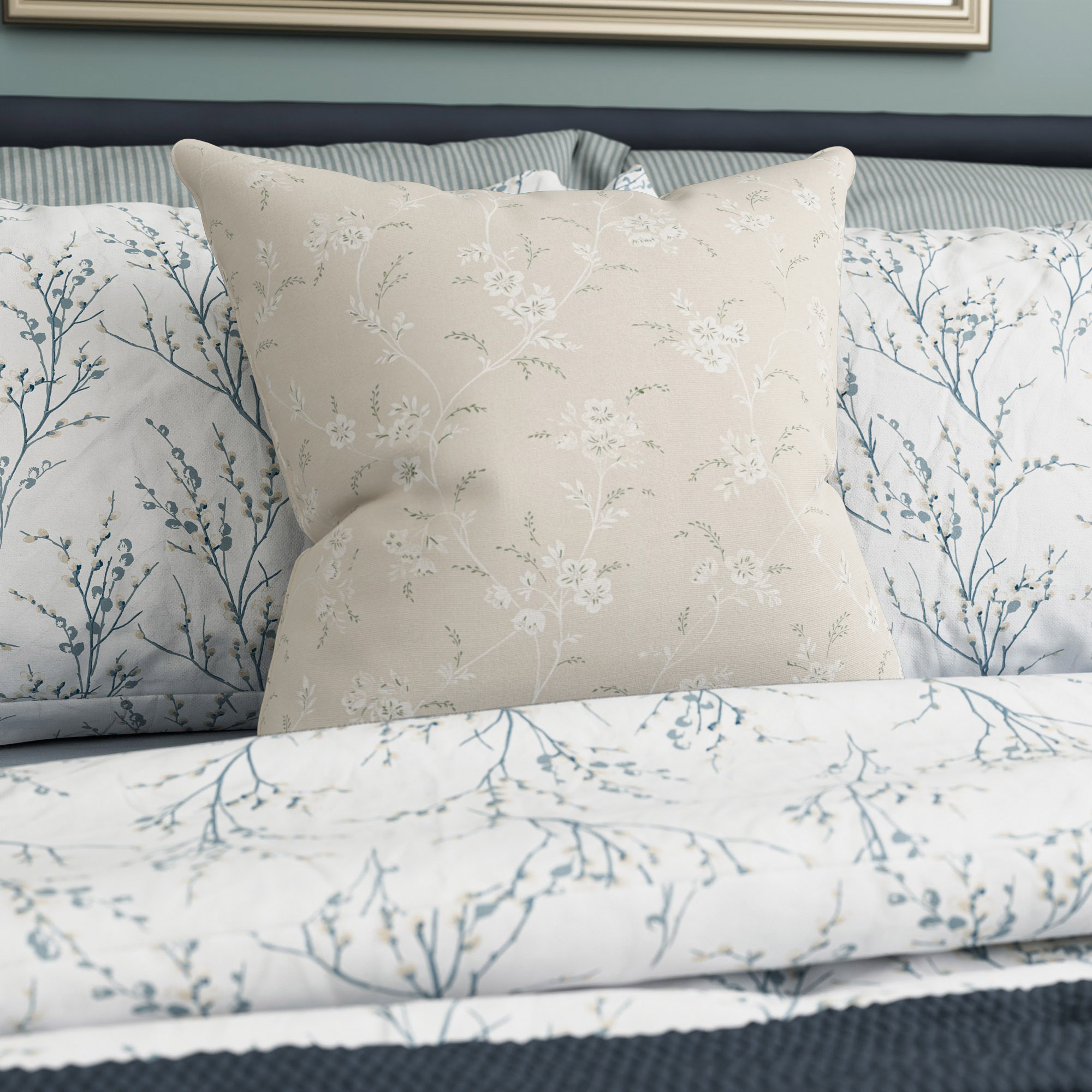 Laura Ashley Eva Linen Cushion