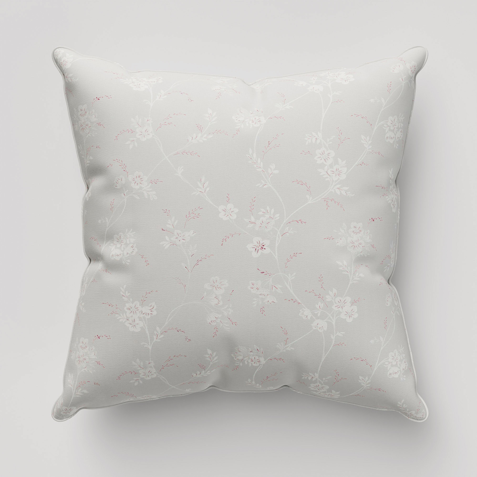 Laura Ashley Eva Silver Cushion - Image 2