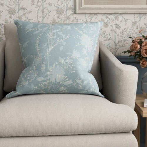 Laura Ashley Fennelton Pale Newport Blue Cushion