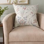 Laura Ashley Foscot Damask Crimson Red Cushion