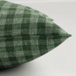 Laura Ashley Gingham Bottle Green Cushion