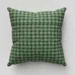 Laura Ashley Gingham Bottle Green Cushion