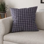 Laura Ashley Gingham French Navy Cushion