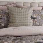 Laura Ashley Gingham Steel Cushion