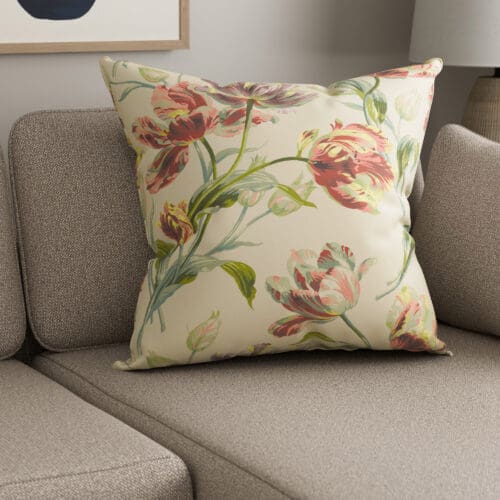 Laura Ashley Gosford Cranberry Cushion