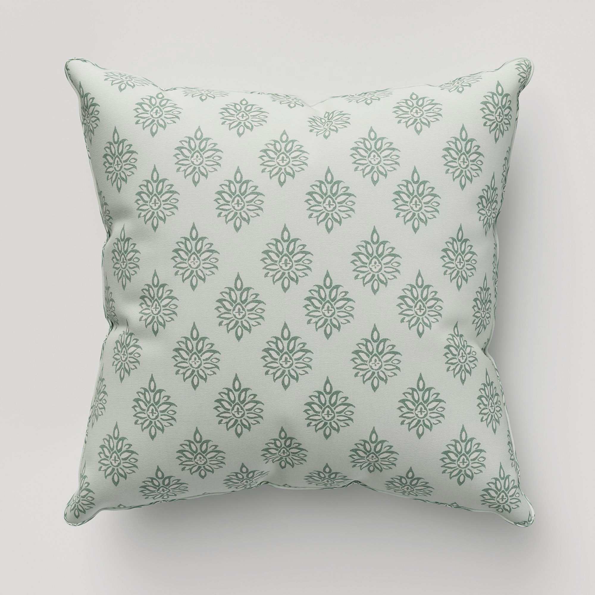 Laura Ashley Gower Eucalyptus Cushion - Image 2