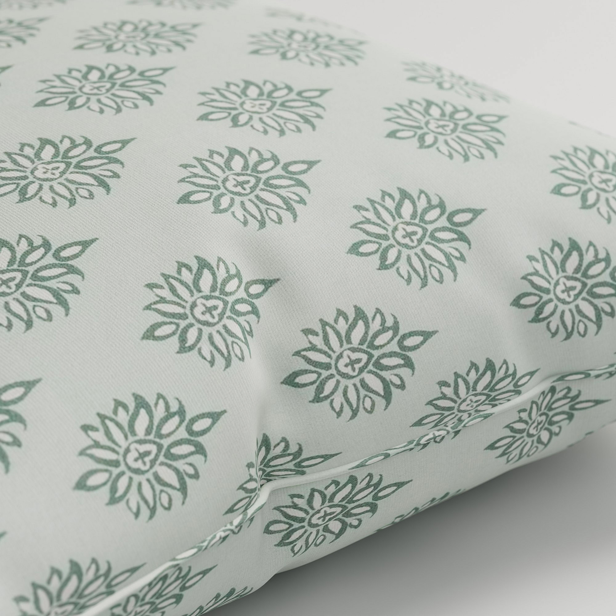 Laura Ashley Gower Eucalyptus Cushion - Image 3