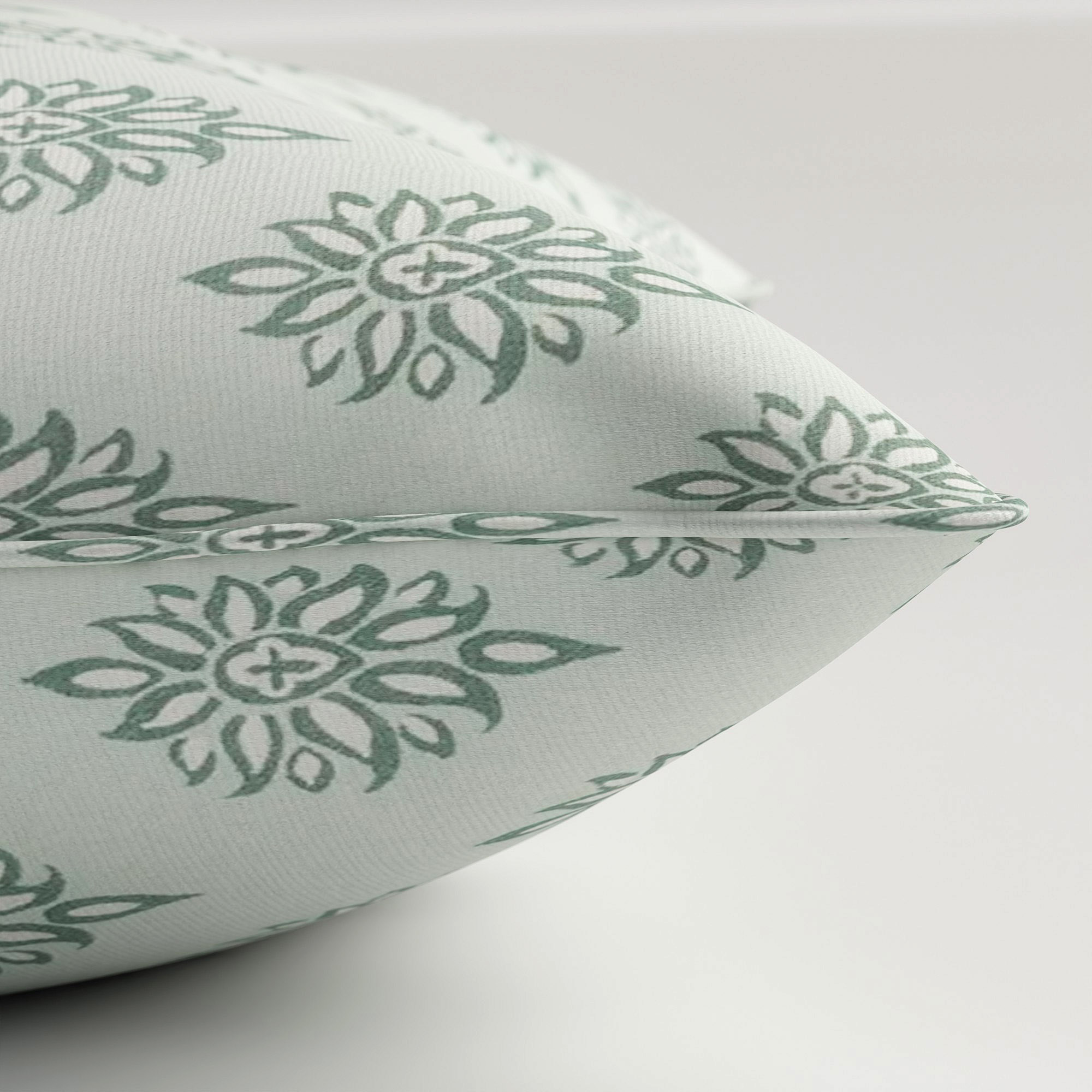 Laura Ashley Gower Eucalyptus Cushion - Image 4