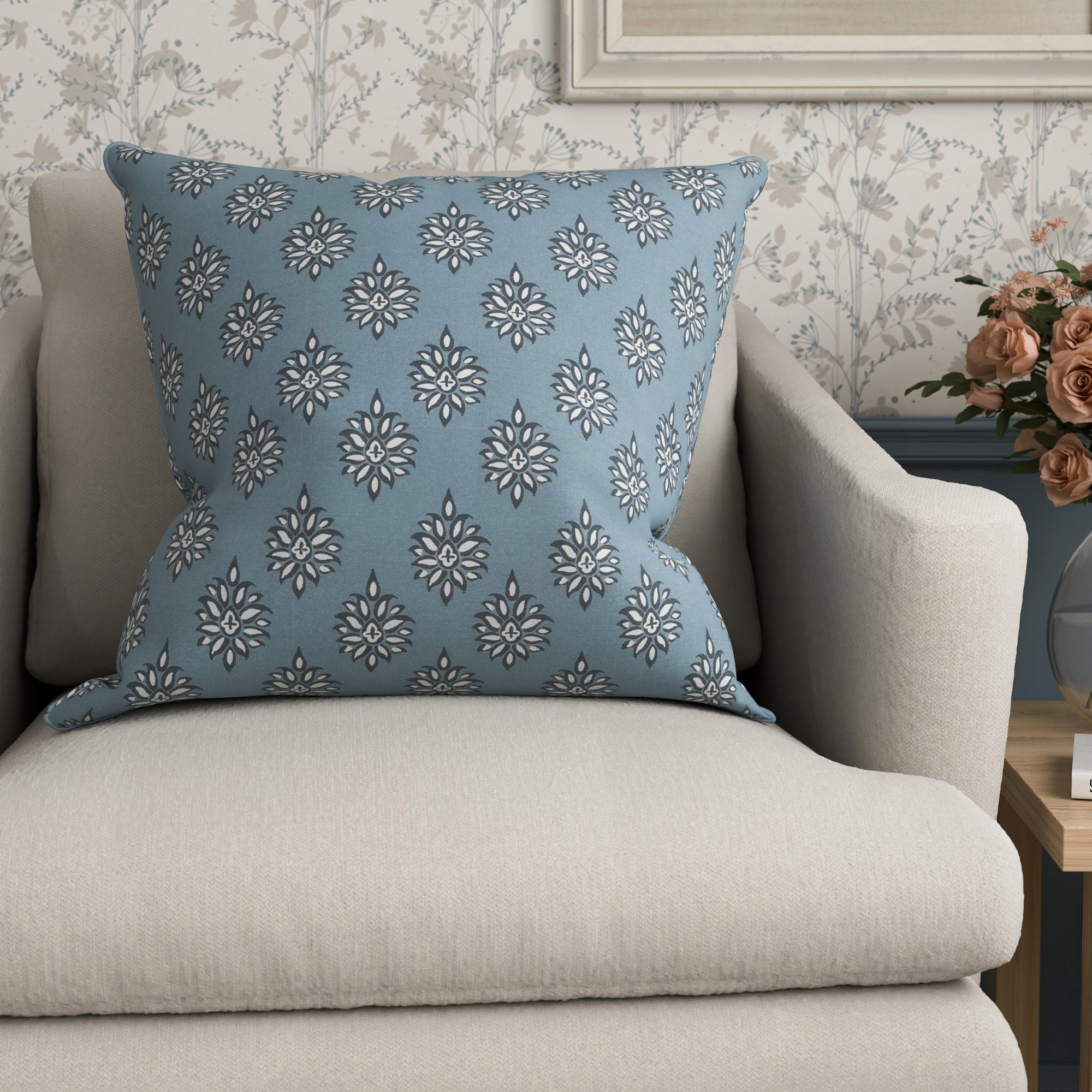 Laura Ashley Gower Seaspray Cushion