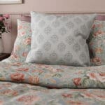 Laura Ashley Gower Slate White Cushion