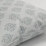 Laura Ashley Gower Slate White Cushion