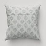 Laura Ashley Gower Slate White Cushion