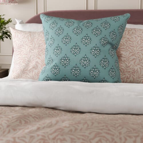 Laura Ashley Gower Spruce Cushion