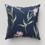 Laura Ashley Hawling Irises Midnight Navy Cushion