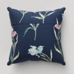Laura Ashley Hawling Irises Midnight Navy Cushion