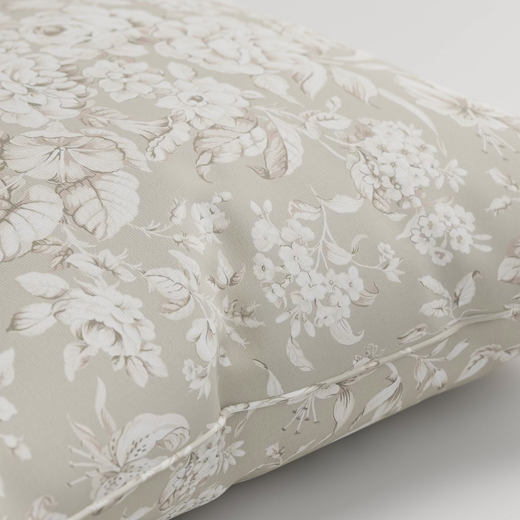 Laura Ashley Heledd Blooms Dove Grey Cushion - Image 3