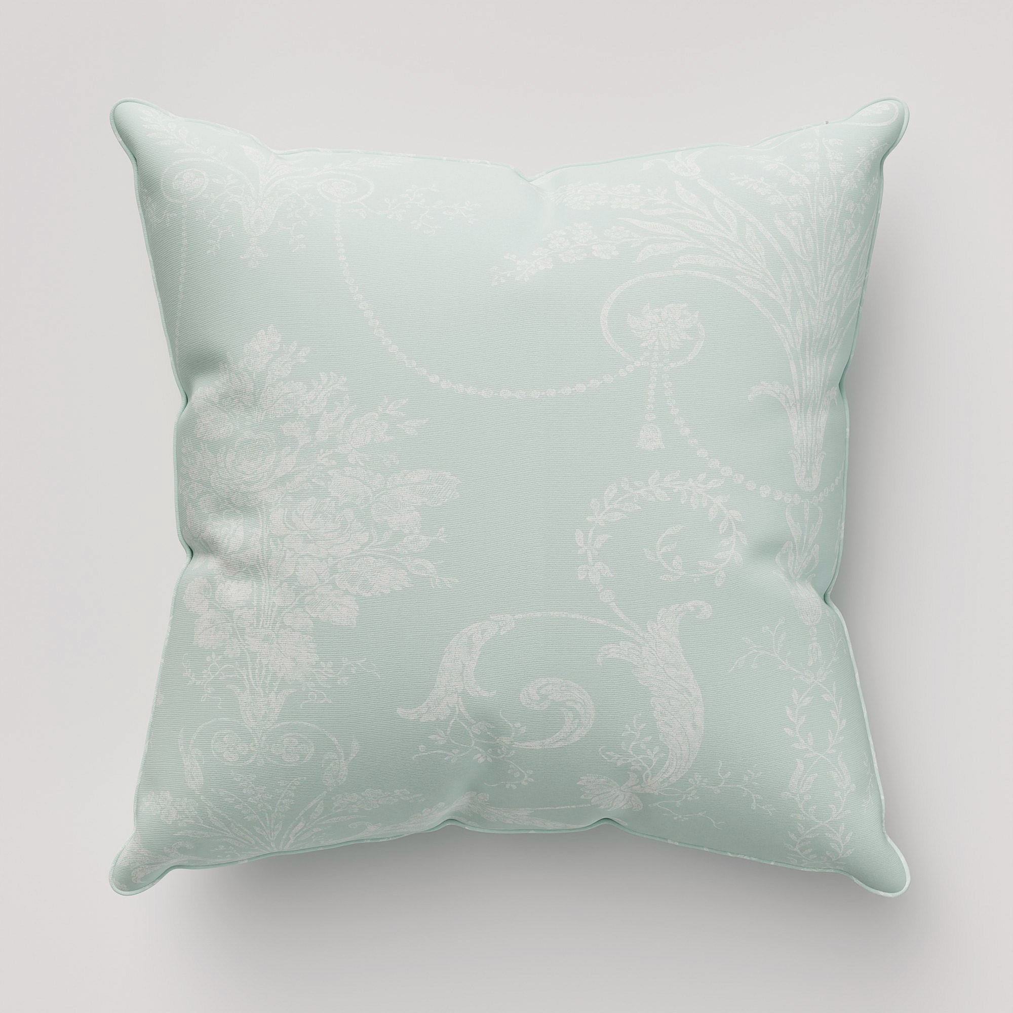 Laura Ashley Josette Duck Egg Cushion - Image 2