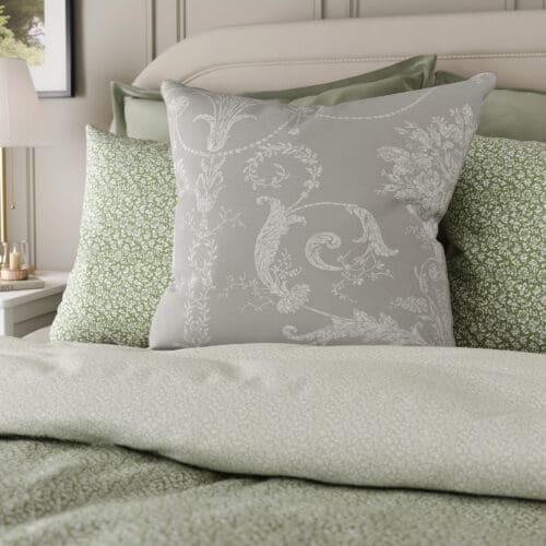 Laura Ashley Josette Steel Cushion
