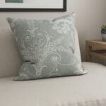 Laura Ashley Josette Woven Grey Green Cushion