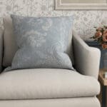 Laura Ashley Josette Woven Pale Seaspray Cushion