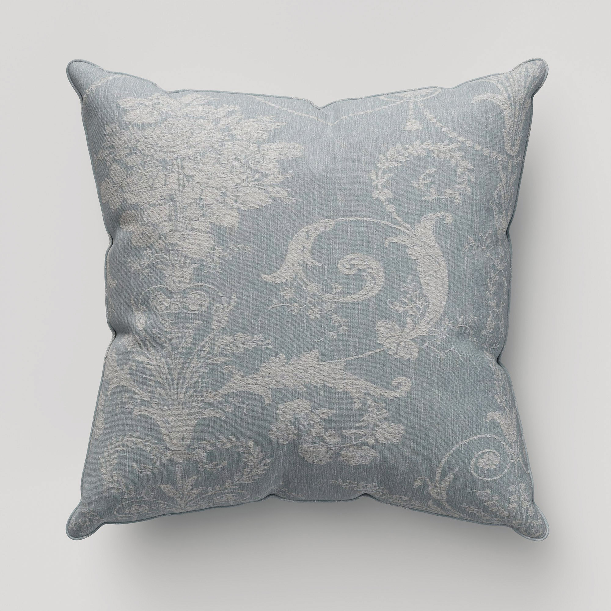 Laura Ashley Josette Woven Pale Seaspray Cushion - Image 2