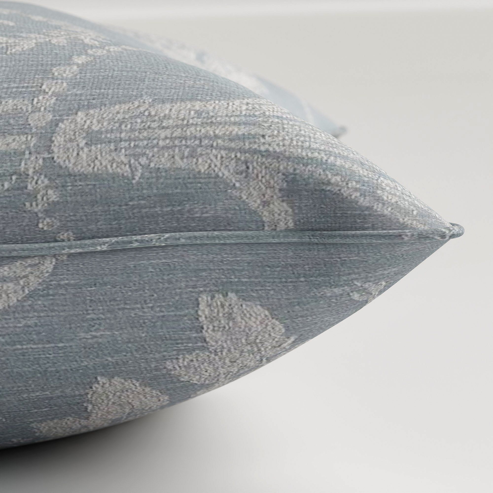 Laura Ashley Josette Woven Pale Seaspray Cushion - Image 4