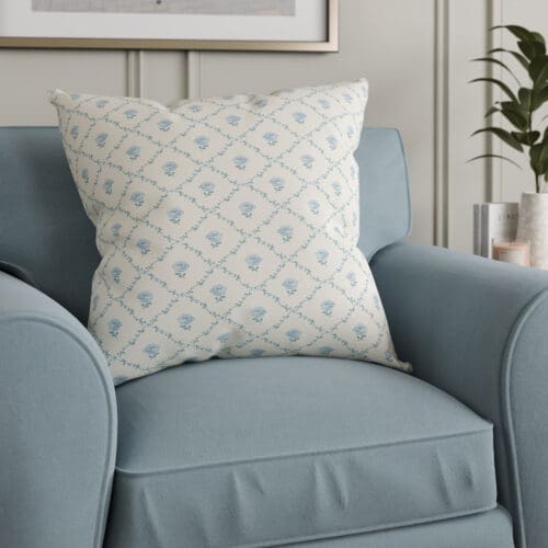 Laura Ashley Kate Pale Seaspray Blue Cushion