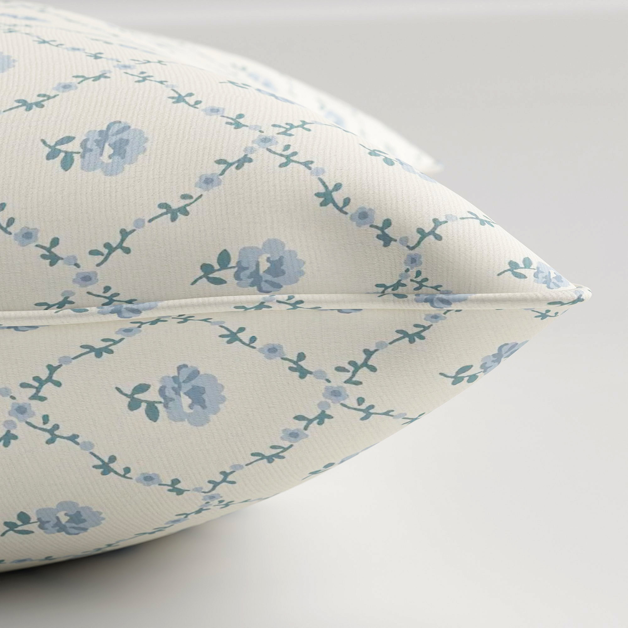 Laura Ashley Kate Pale Seaspray Blue Cushion - Image 4