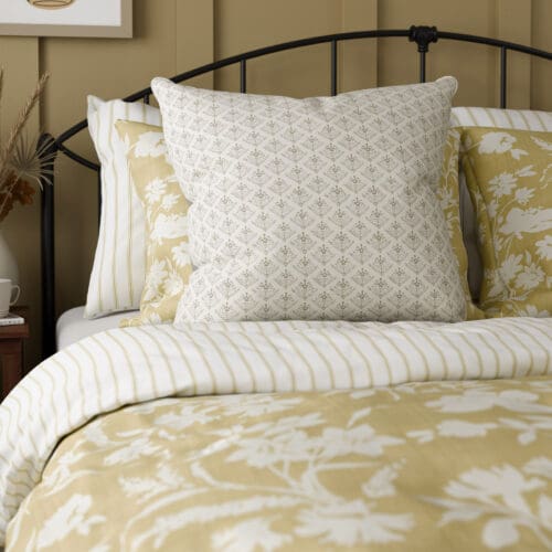 Laura Ashley Lady Fern Dark Dove Grey Cushion