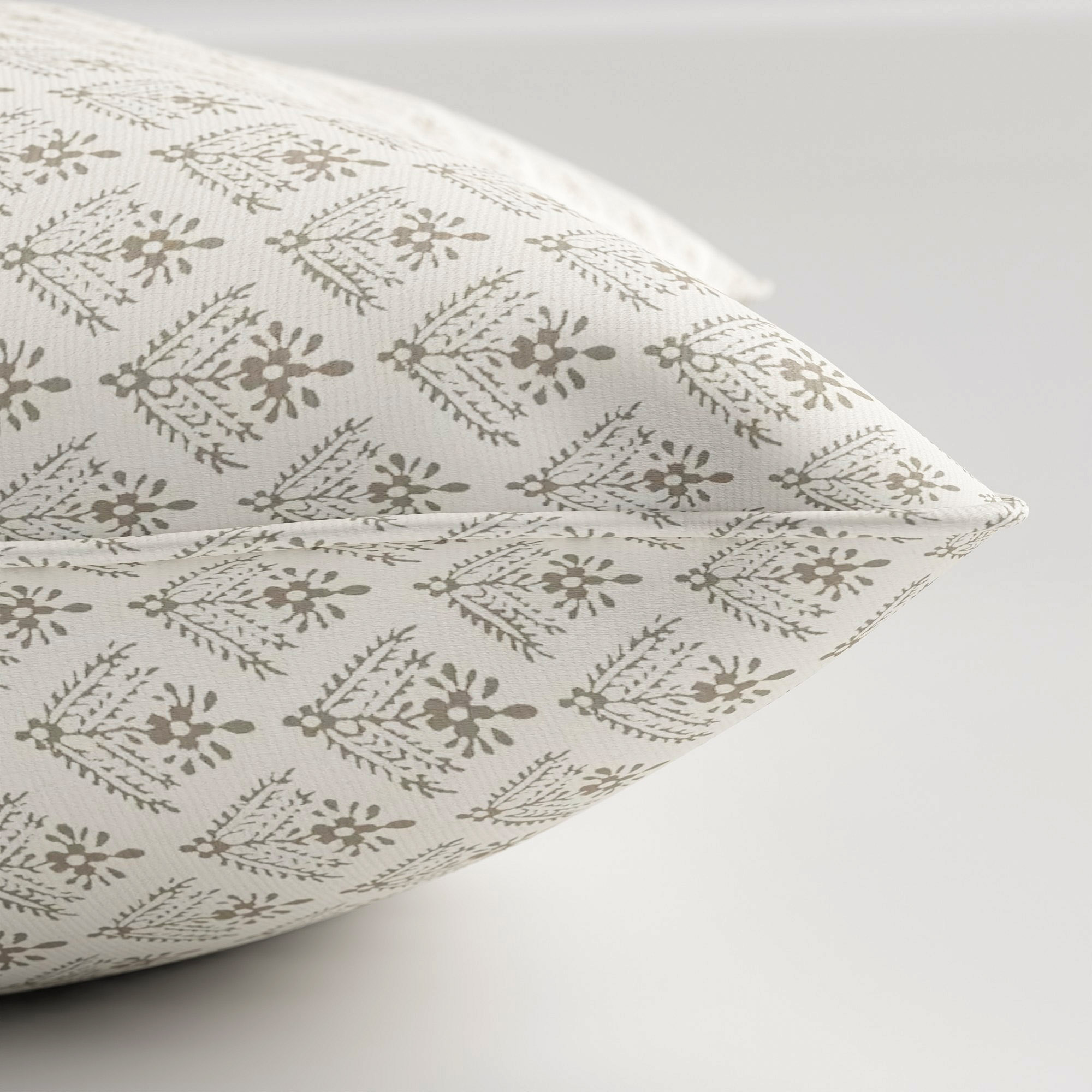 Laura Ashley Lady Fern Dark Dove Grey Cushion - Image 4