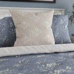 Laura Ashley Lady Fern Embroidery Almond Cushion