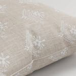 Laura Ashley Lady Fern Embroidery Almond Cushion