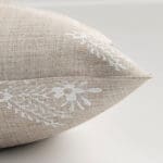 Laura Ashley Lady Fern Embroidery Almond Cushion