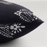 Laura Ashley Lady Fern Embroidery French Navy Cushion
