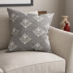 Laura Ashley Lady Fern Embroidery Steel Cushion