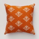 Laura Ashley Lady Fern Embroidery Tomato Cushion