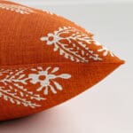 Laura Ashley Lady Fern Embroidery Tomato Cushion