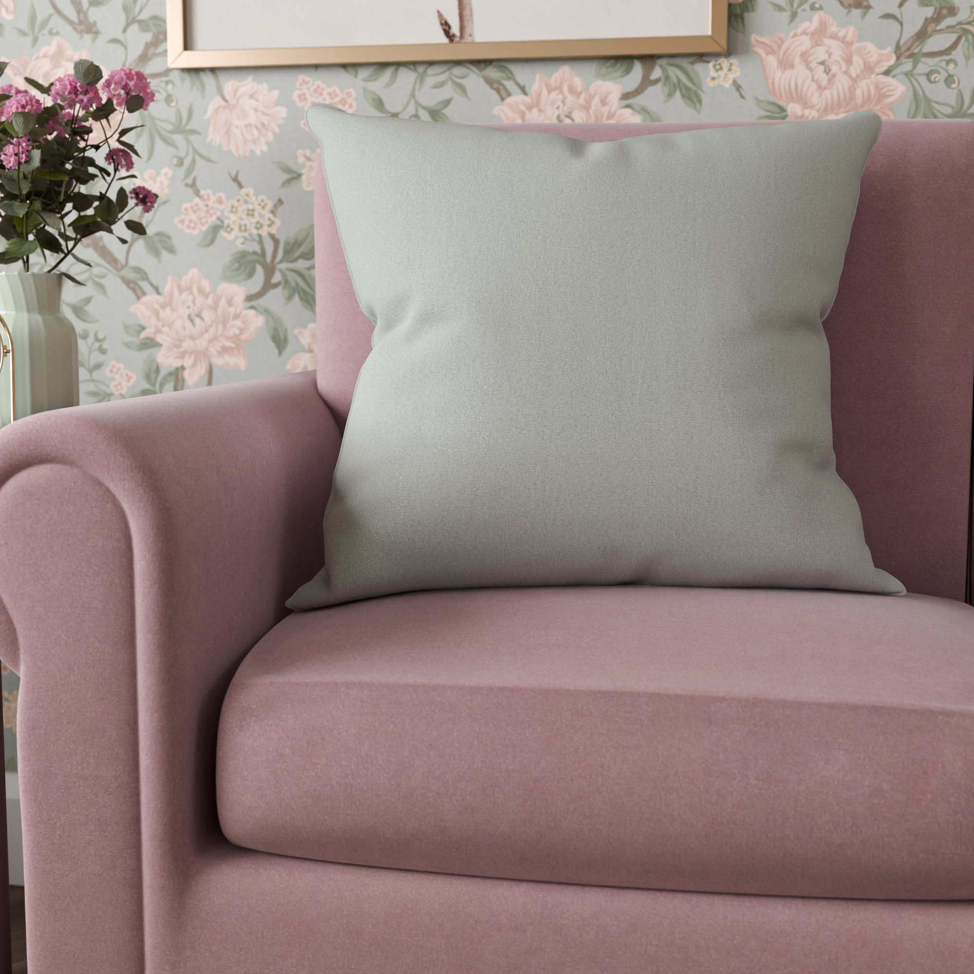 Laura Ashley Middleton Sage Green Cushion