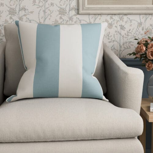Laura Ashley Lille Stripe Seaspray Cushion
