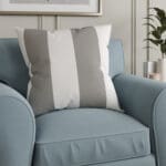 Laura Ashley Lille Stripe Steel Cushion