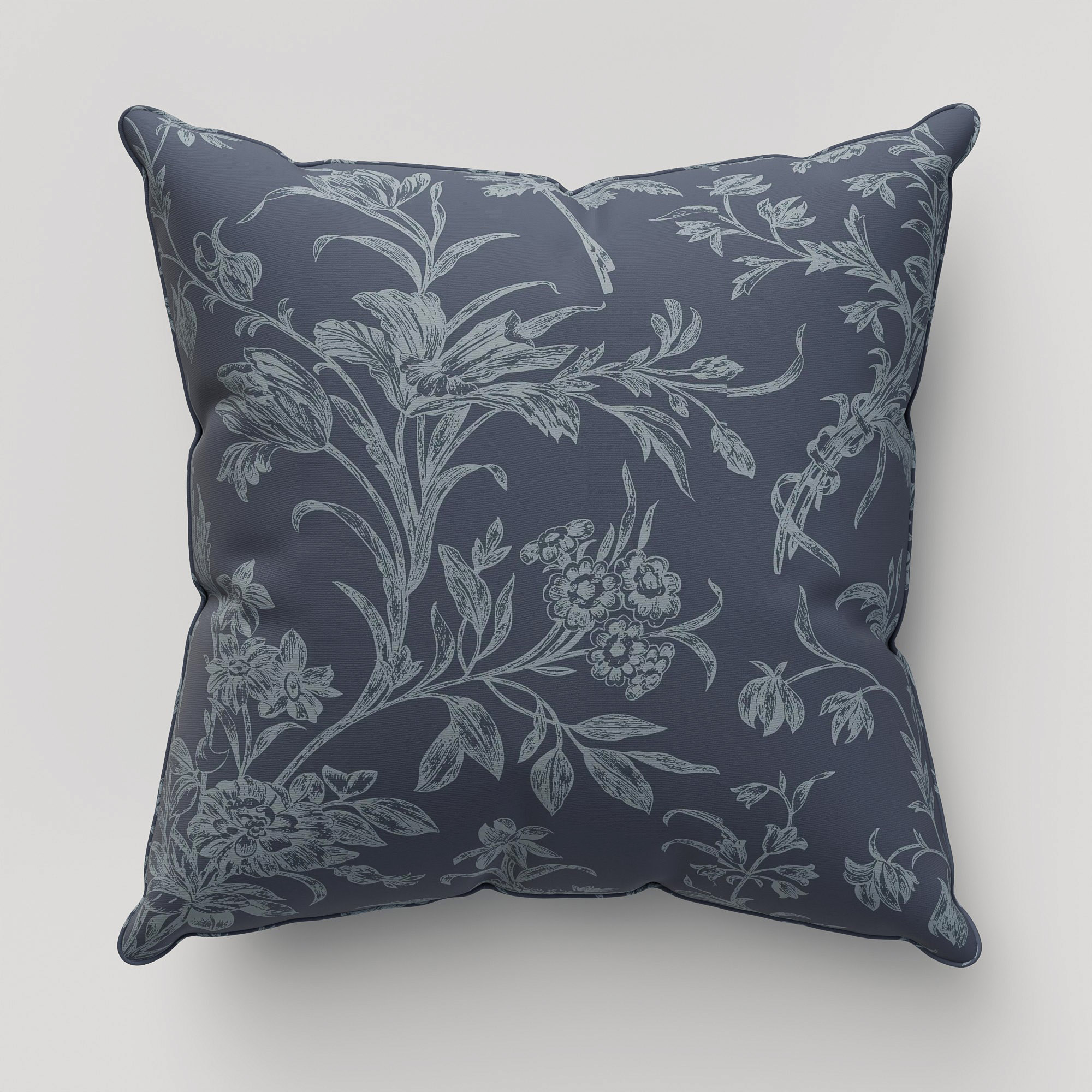 Laura Ashley Lloyd Midnight Navy Cushion - Image 2