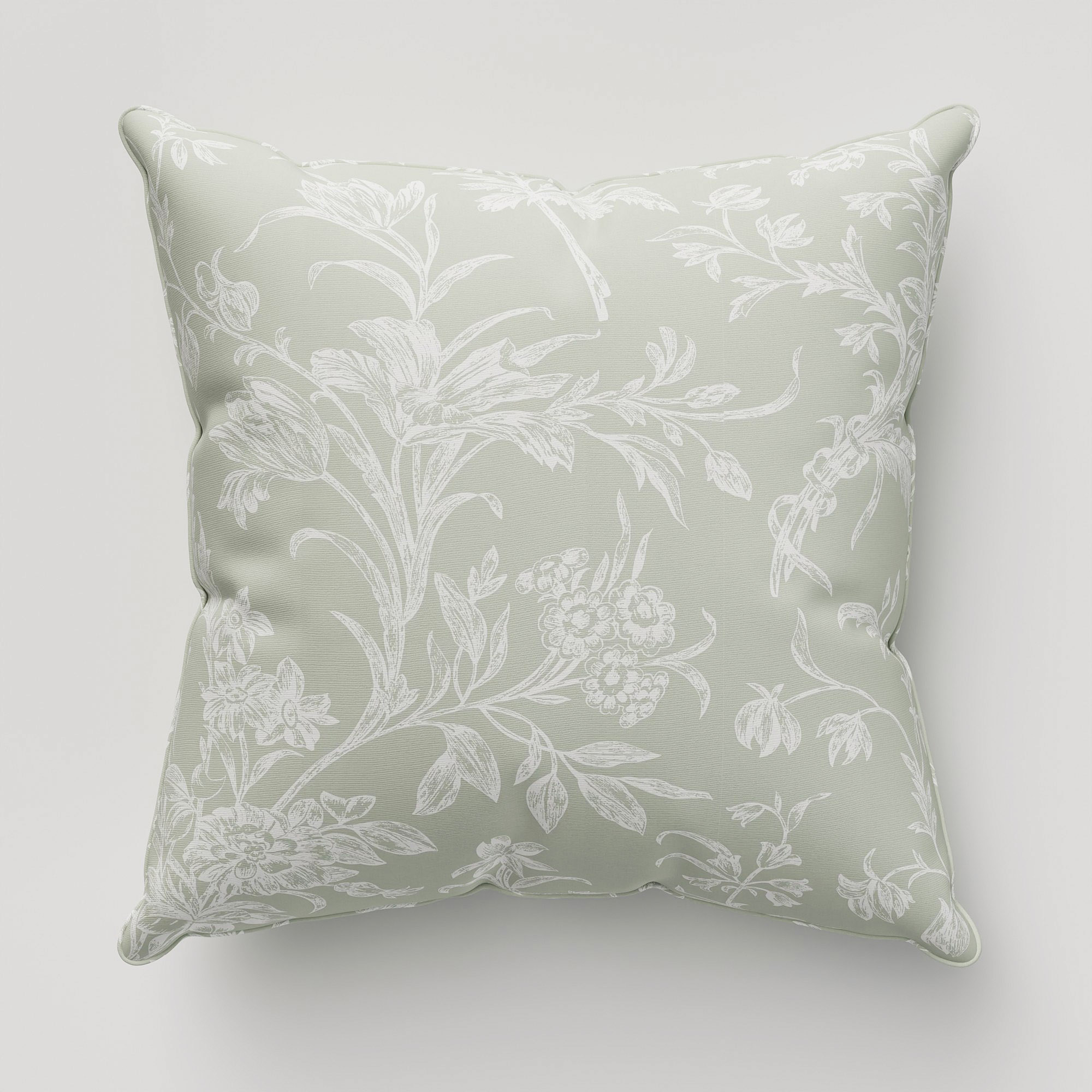 Laura Ashley Lloyd Sage Green Cushion - Image 2