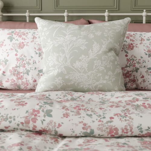 Laura Ashley Lloyd Sage Green Cushion